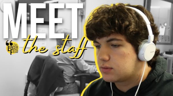 Starting his third year on staff, junior Theo Koury likes to write about and play football. Koury has recently won a Best of SNO award for his feature "More than just a rodeo". "I like Student Publications because it gives me the opportunity to write about others and connect with the
Lafayette community," Koury said.