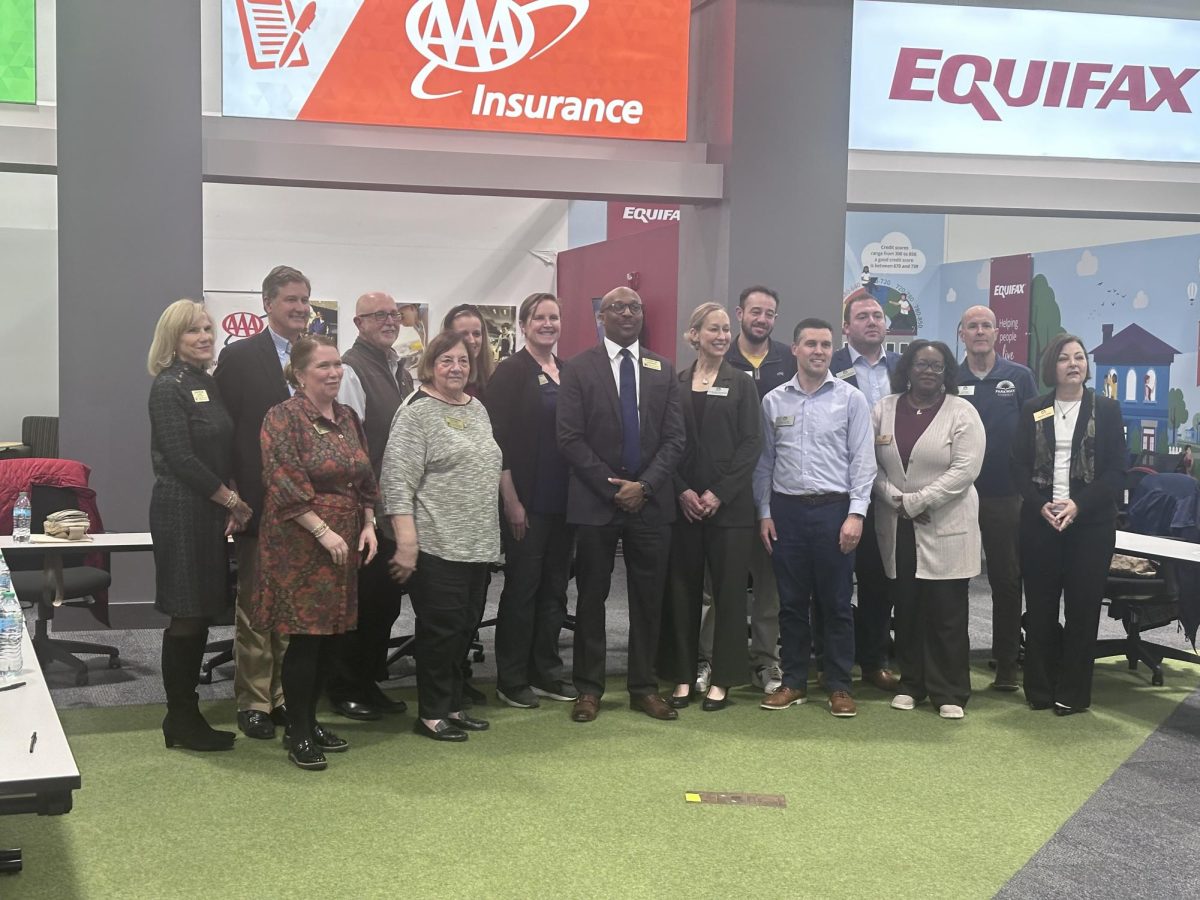 On March 5, Dr. Chris Gaines, president of Education Plus, leads a meeting between the Rockwood and Parkway Board of Educations at the Junior Achievement office in Chesterfield. Education Plus is an non-profit organization that assists local Missouri school districts.  